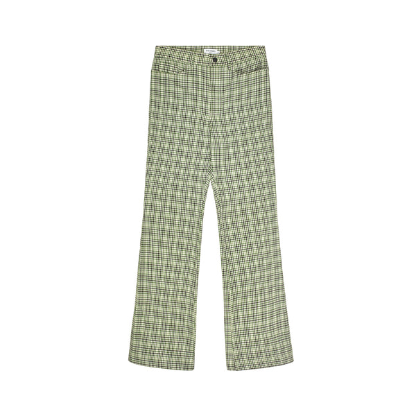 Green Checked Mick Trousers