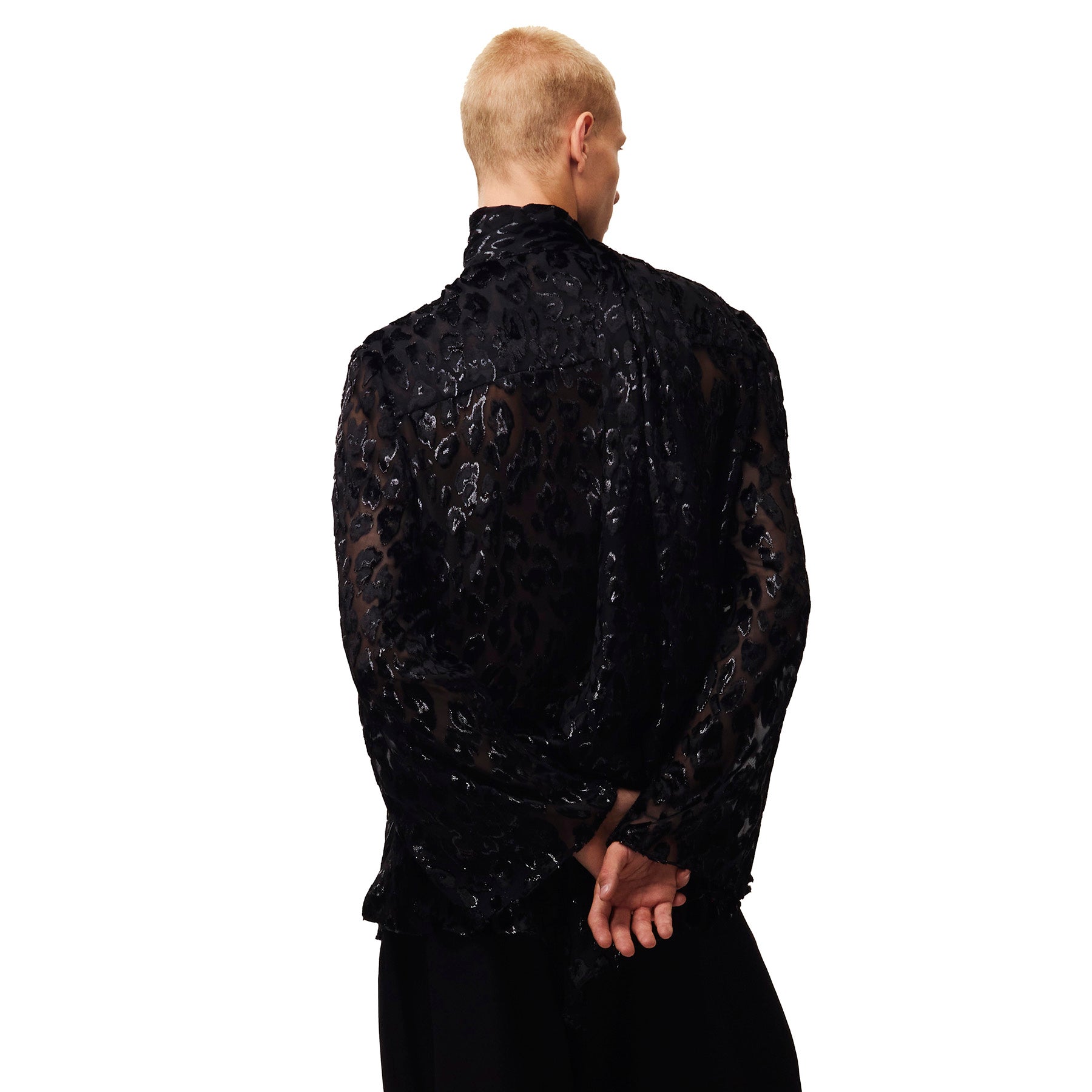 David Leopard Velvet Shirt