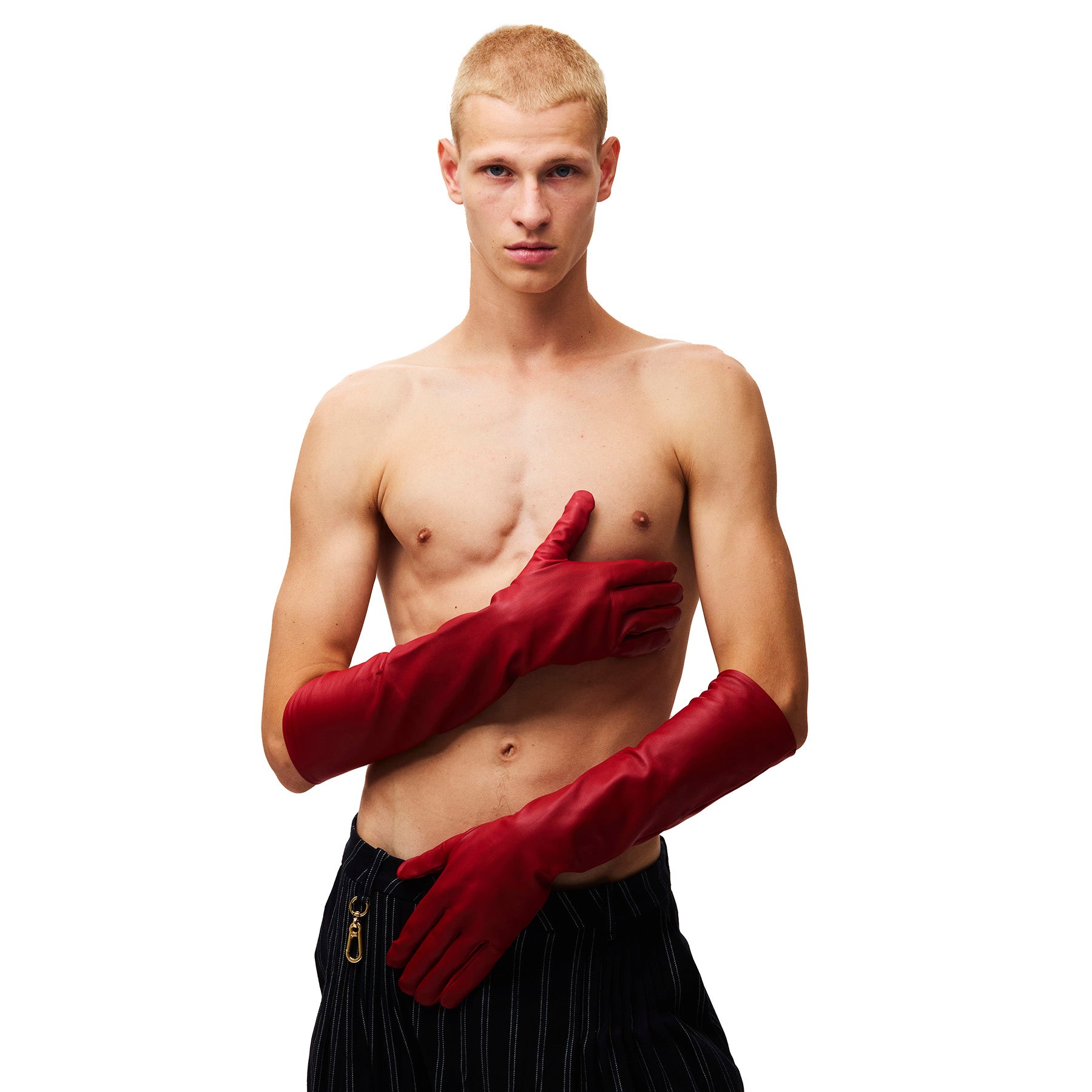 Red Leather Gloves