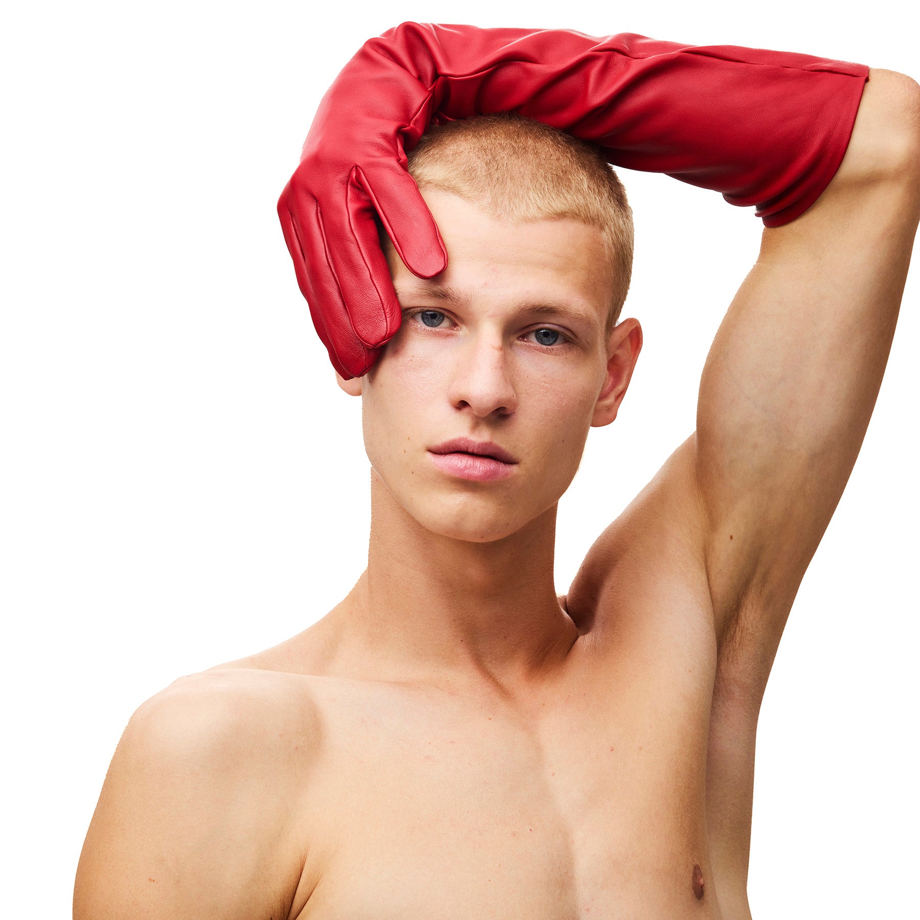 Red Leather Gloves