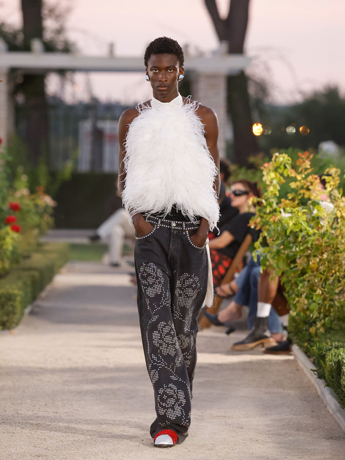 White Feathers Top