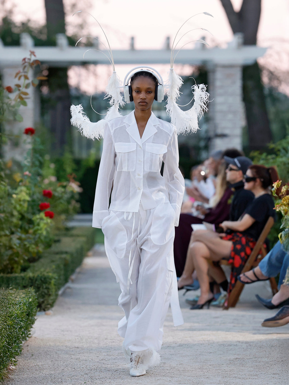 Cargo White Trousers