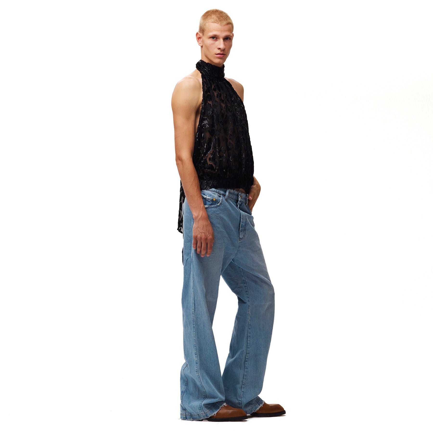 Ass-Air Light Denim Trousers