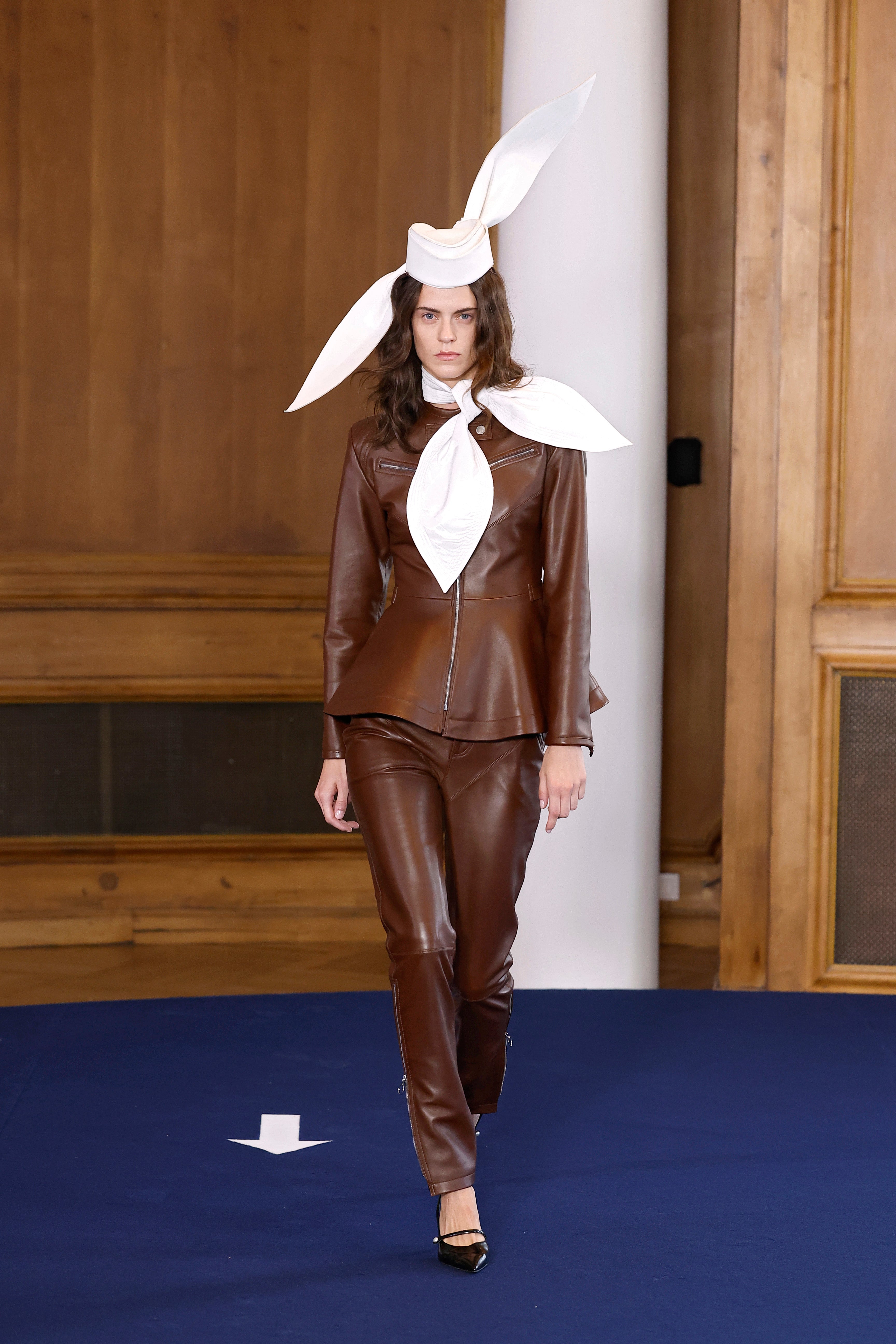 Structured Brown Leather Jacket