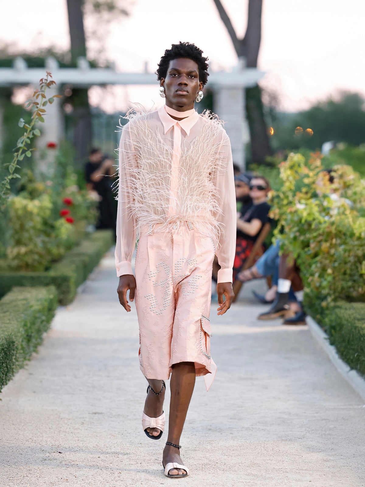 Fernando Pink Chiffon Shirt