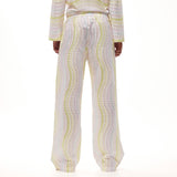 3 Colors Embroidered Pajama Trousers