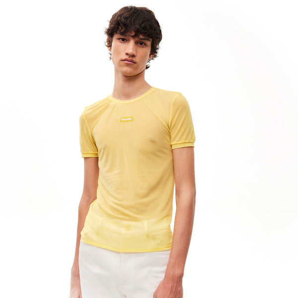Camiseta de tul amarilla