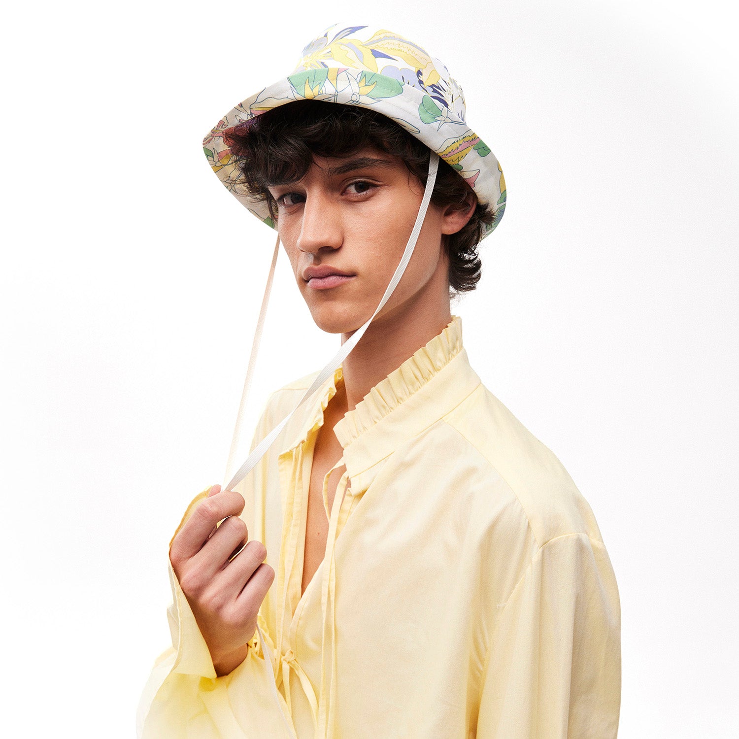 Reversible Floral Bucket Hat