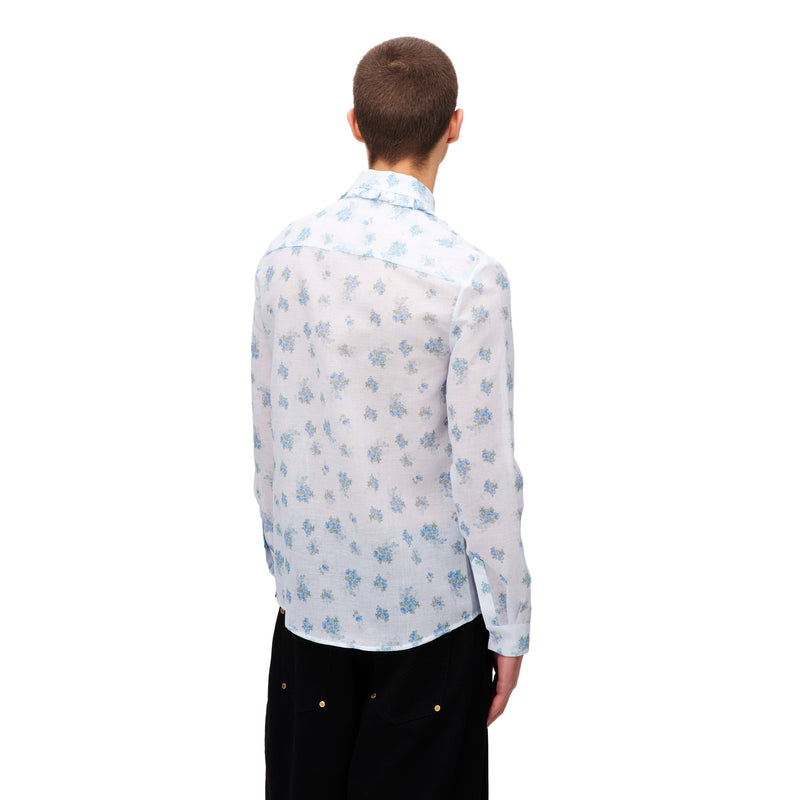 Ethan Blue Floral Shirt