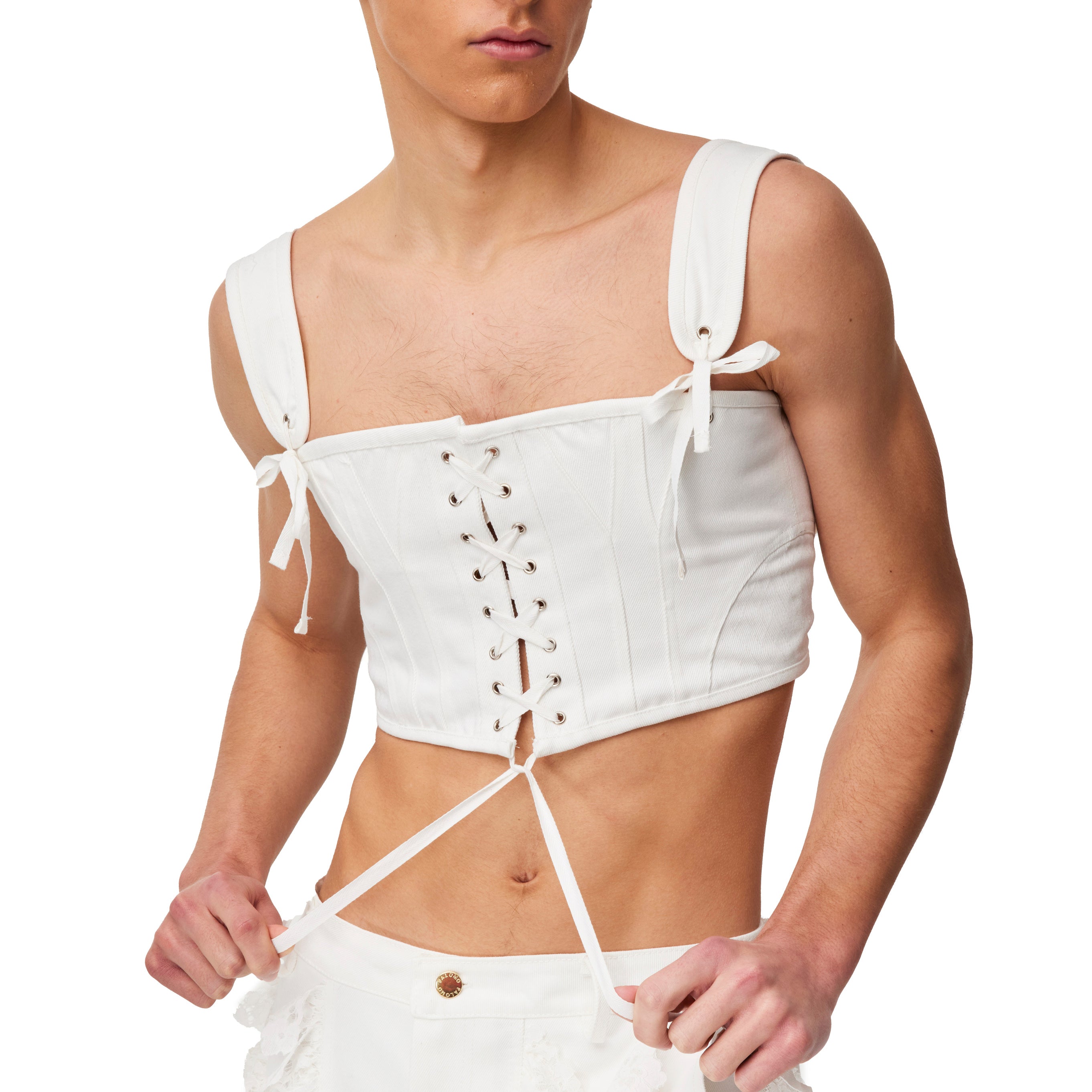 Camp White Corset