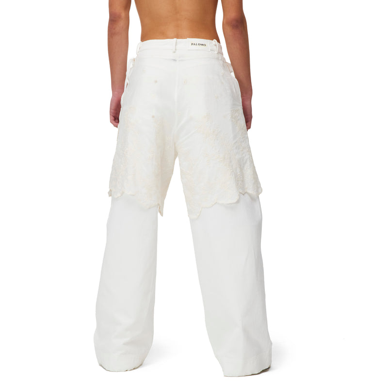 Cruising White Double Trousers