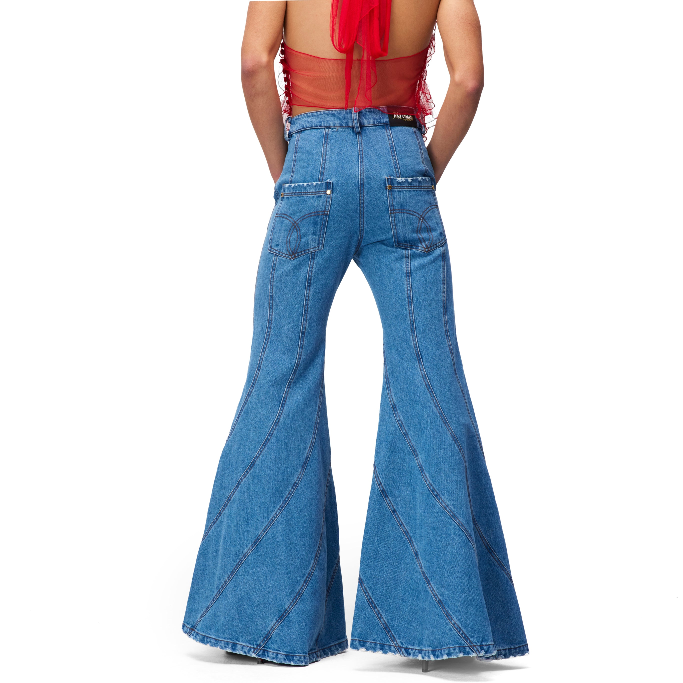 Spiral Denim Trousers