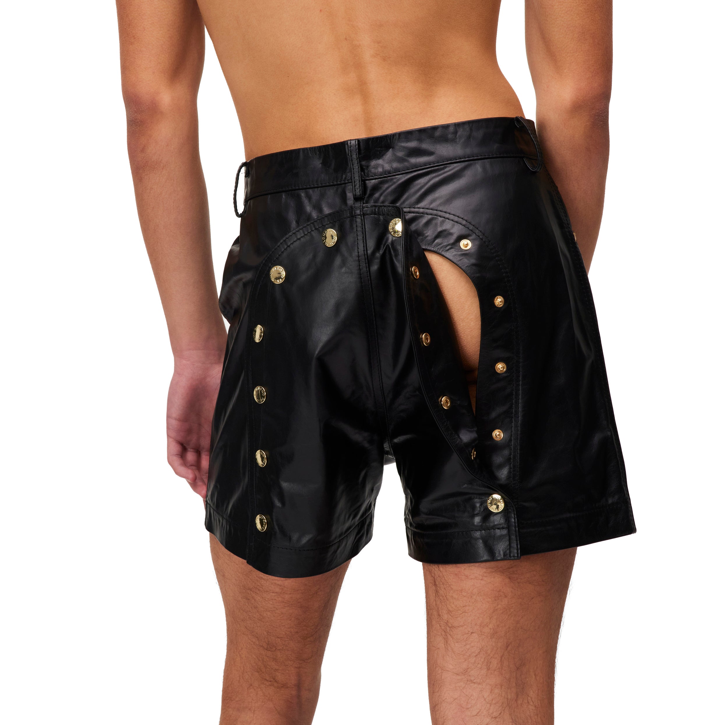 Ass-Air Leather Shorts