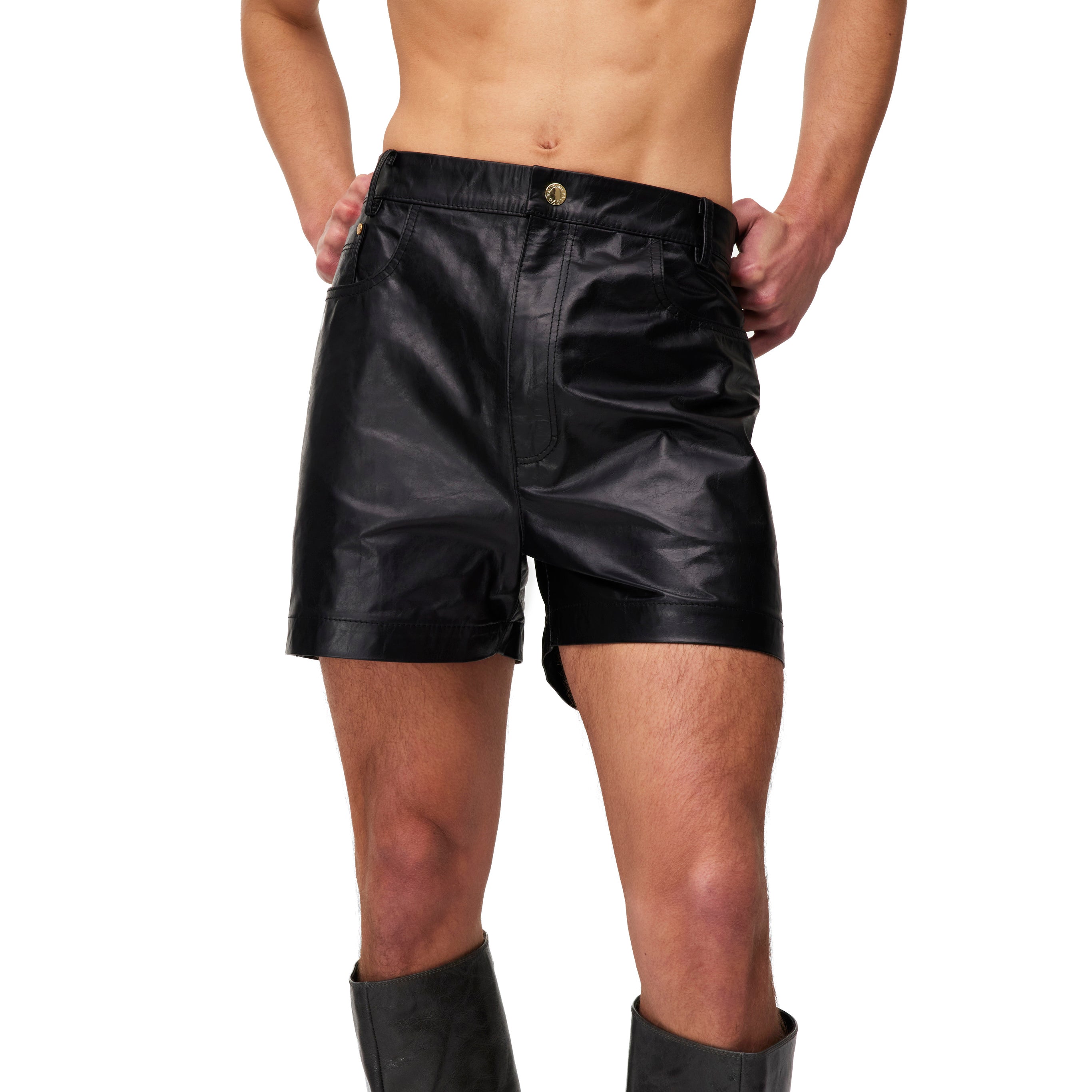 Ass Air Leather Shorts Palomo Spain