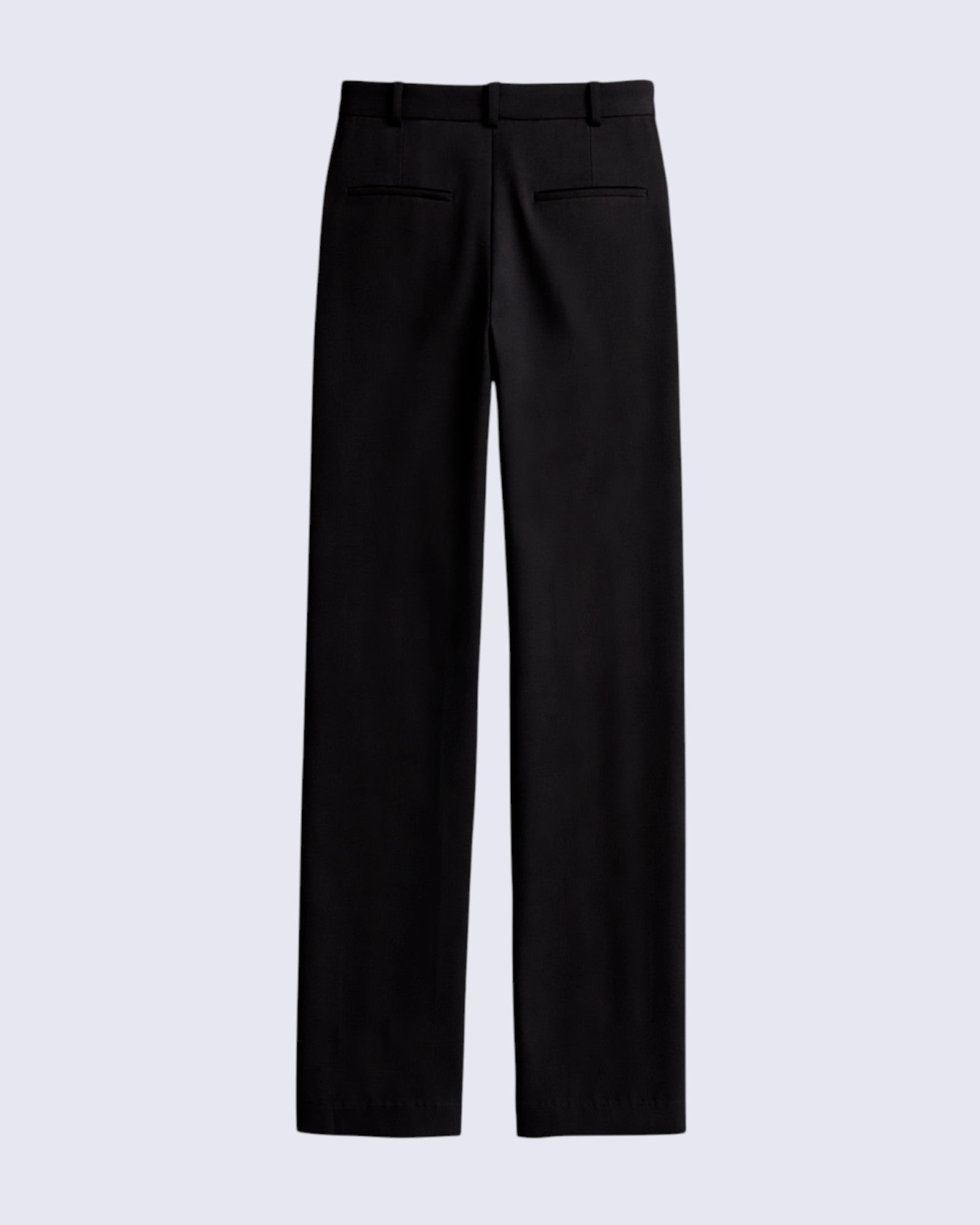 Pleated Black Tailored Trousers