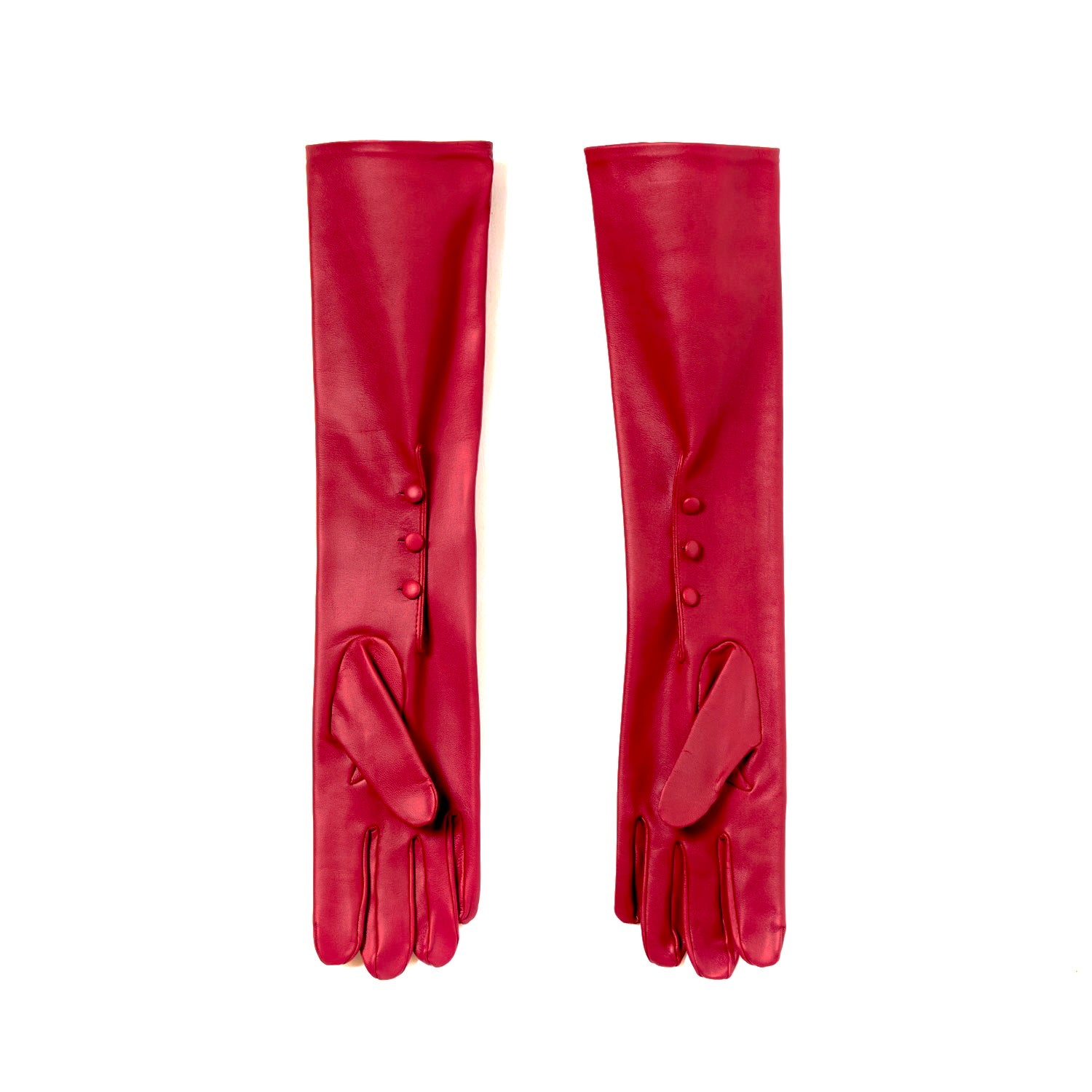 Red Leather Gloves