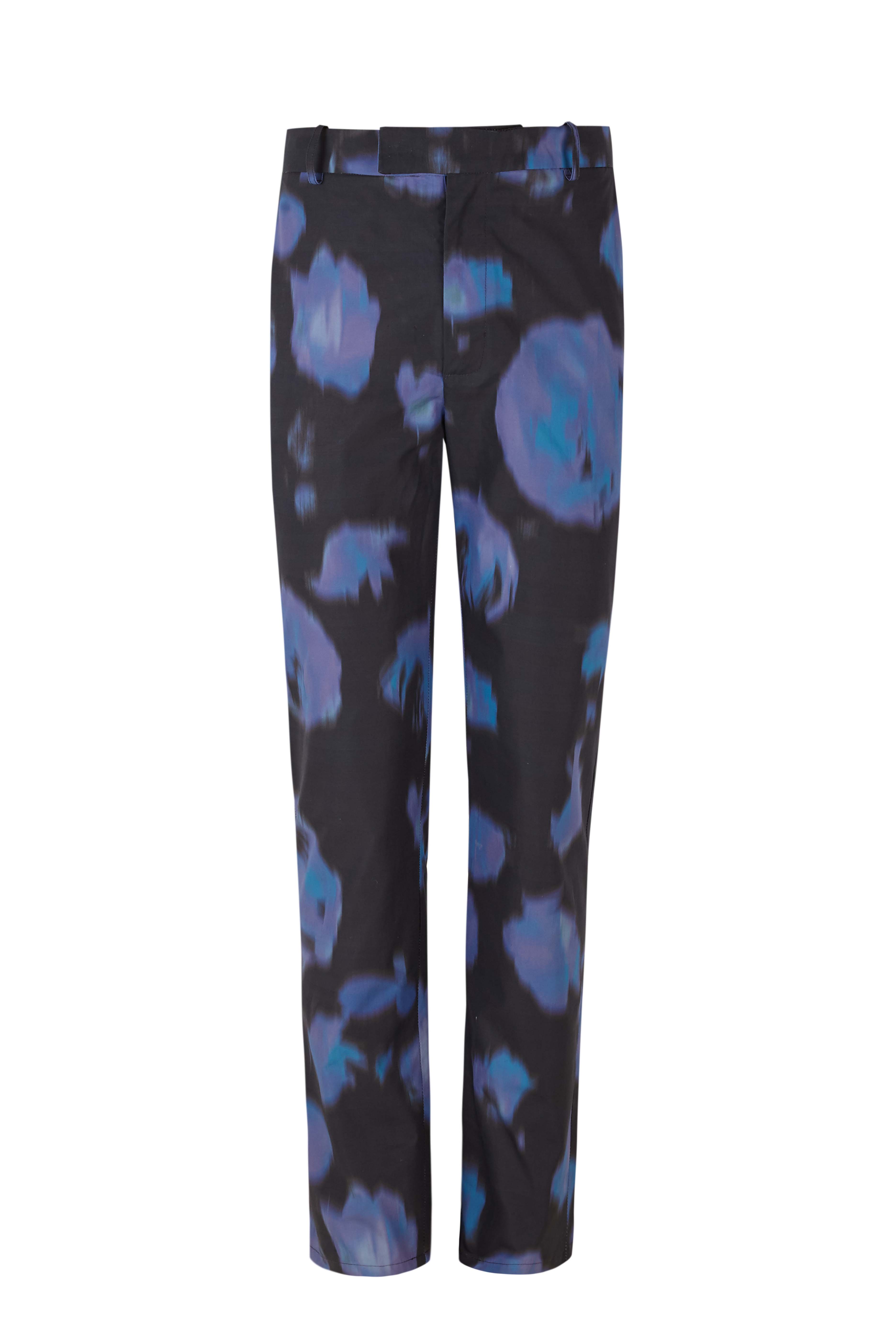 Ringo Blue Printed Trousers