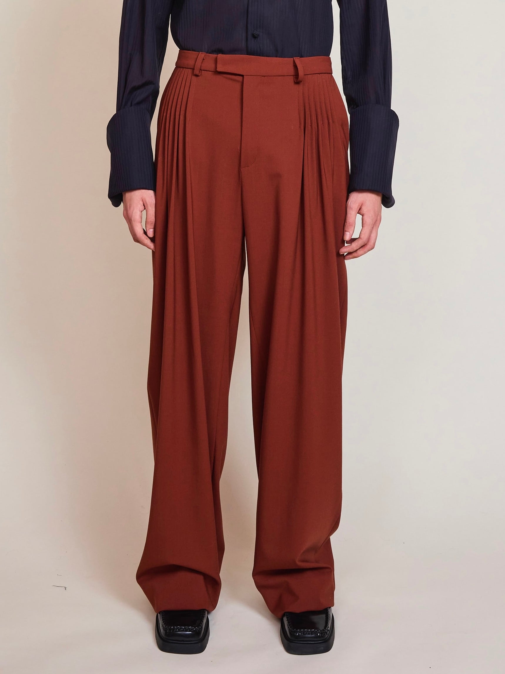 Cruising Tailored Tobacco Trousers