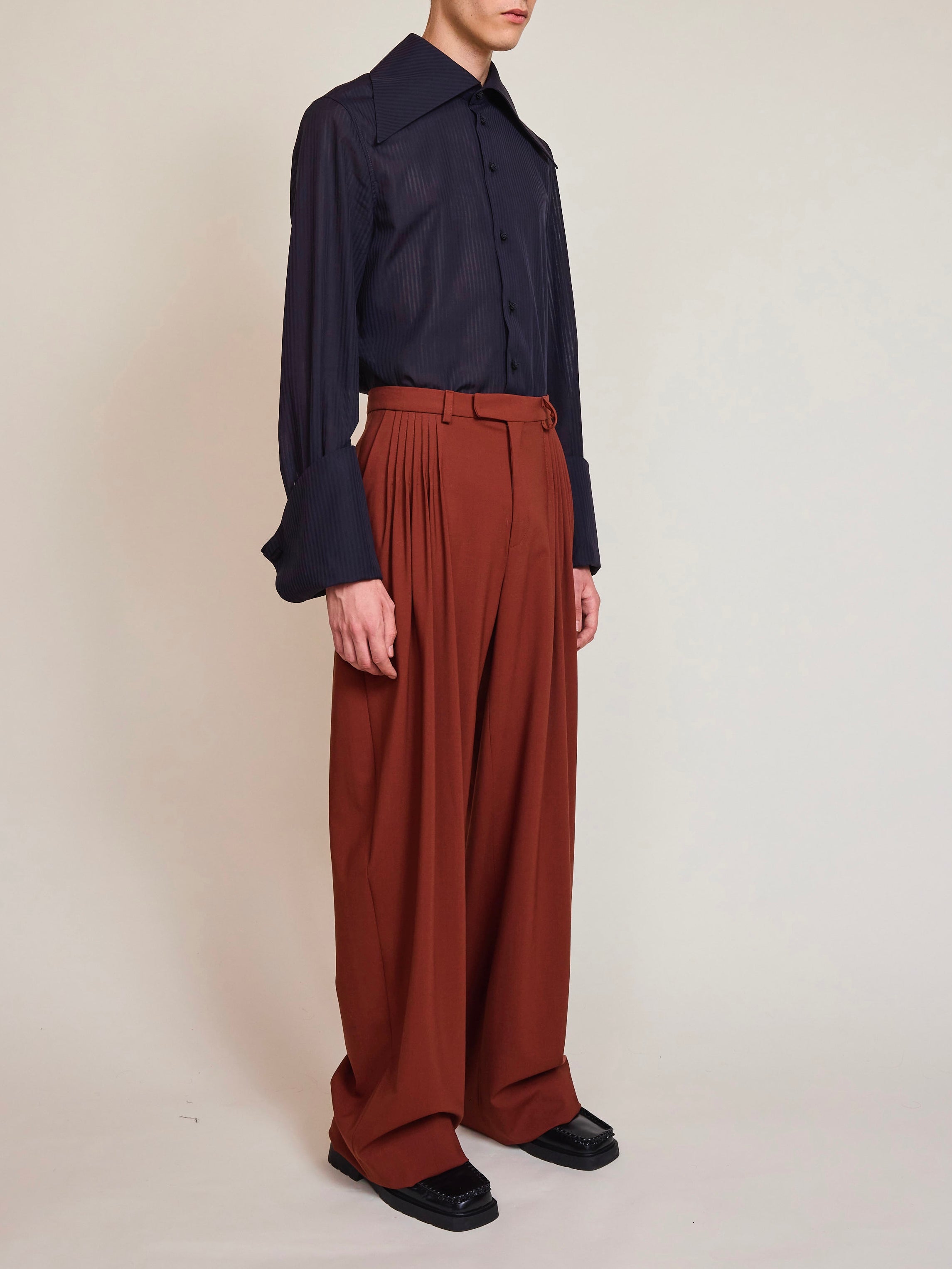 Cruising Tailored Tobacco Trousers