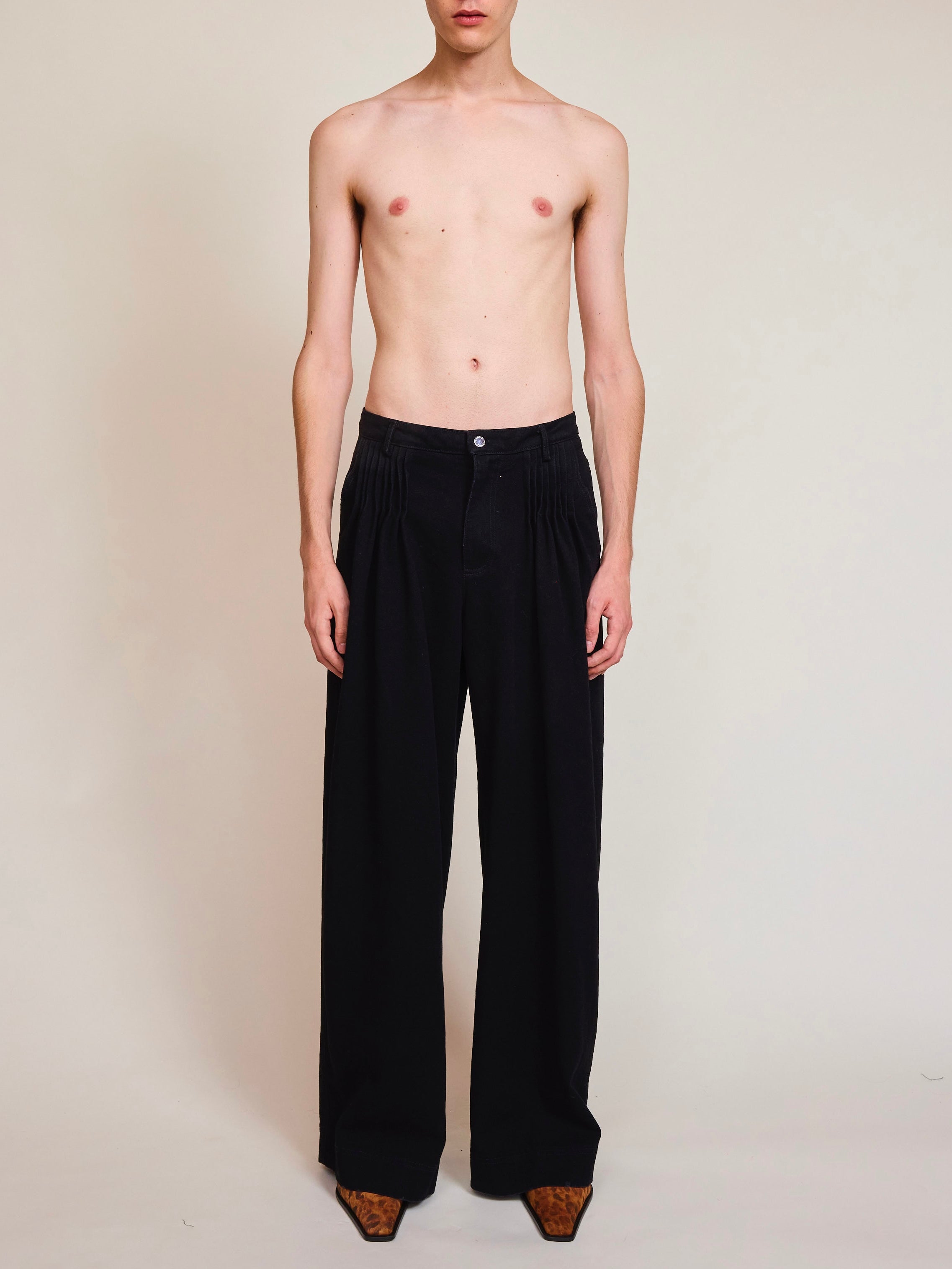 Cruising Black Denim Trousers