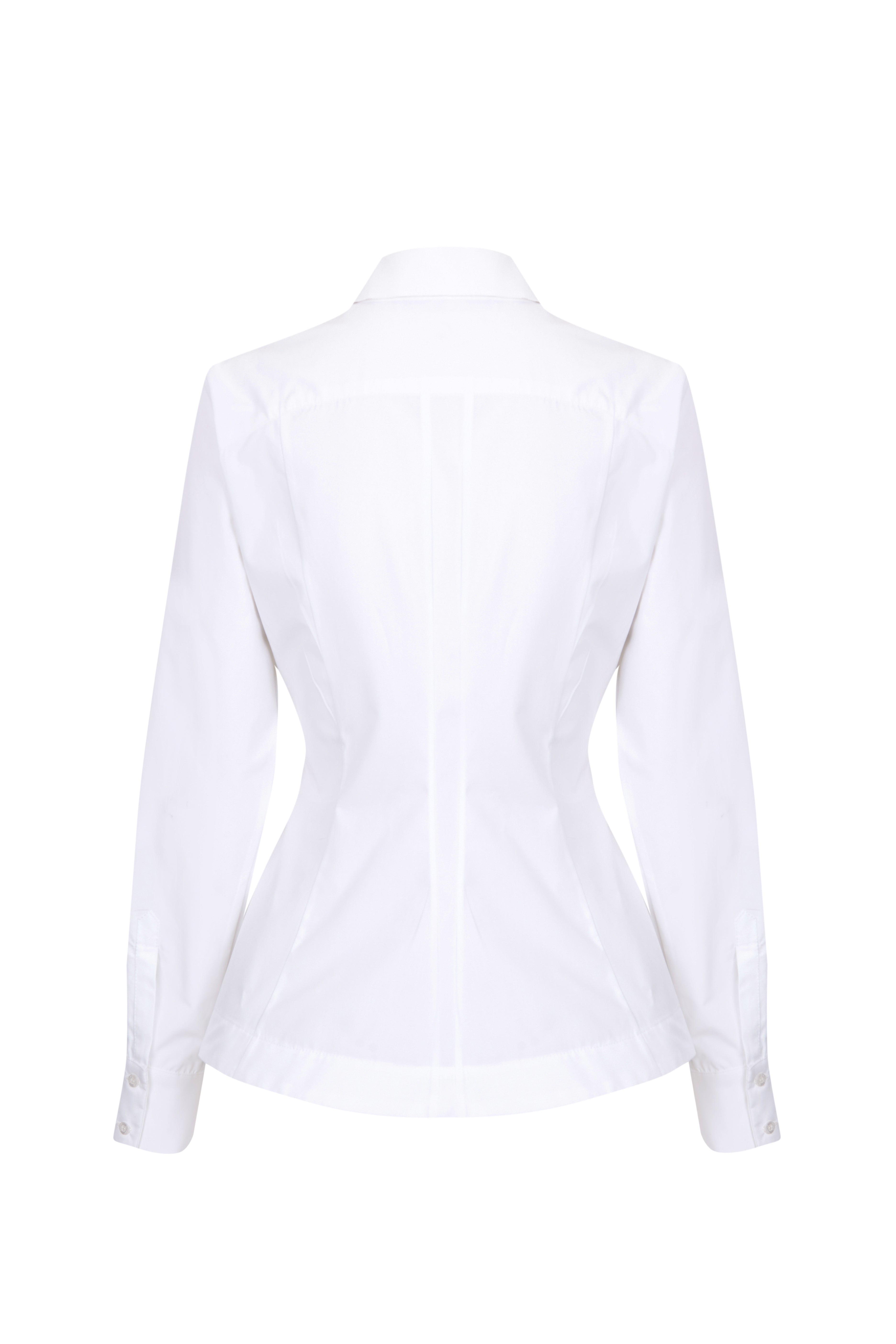 Structured White Shirt