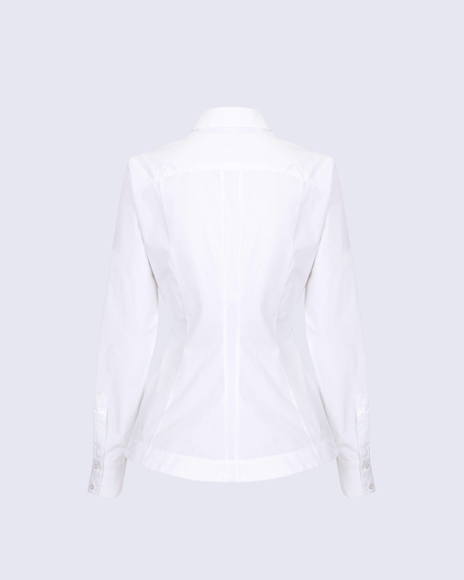 Structured White Shirt