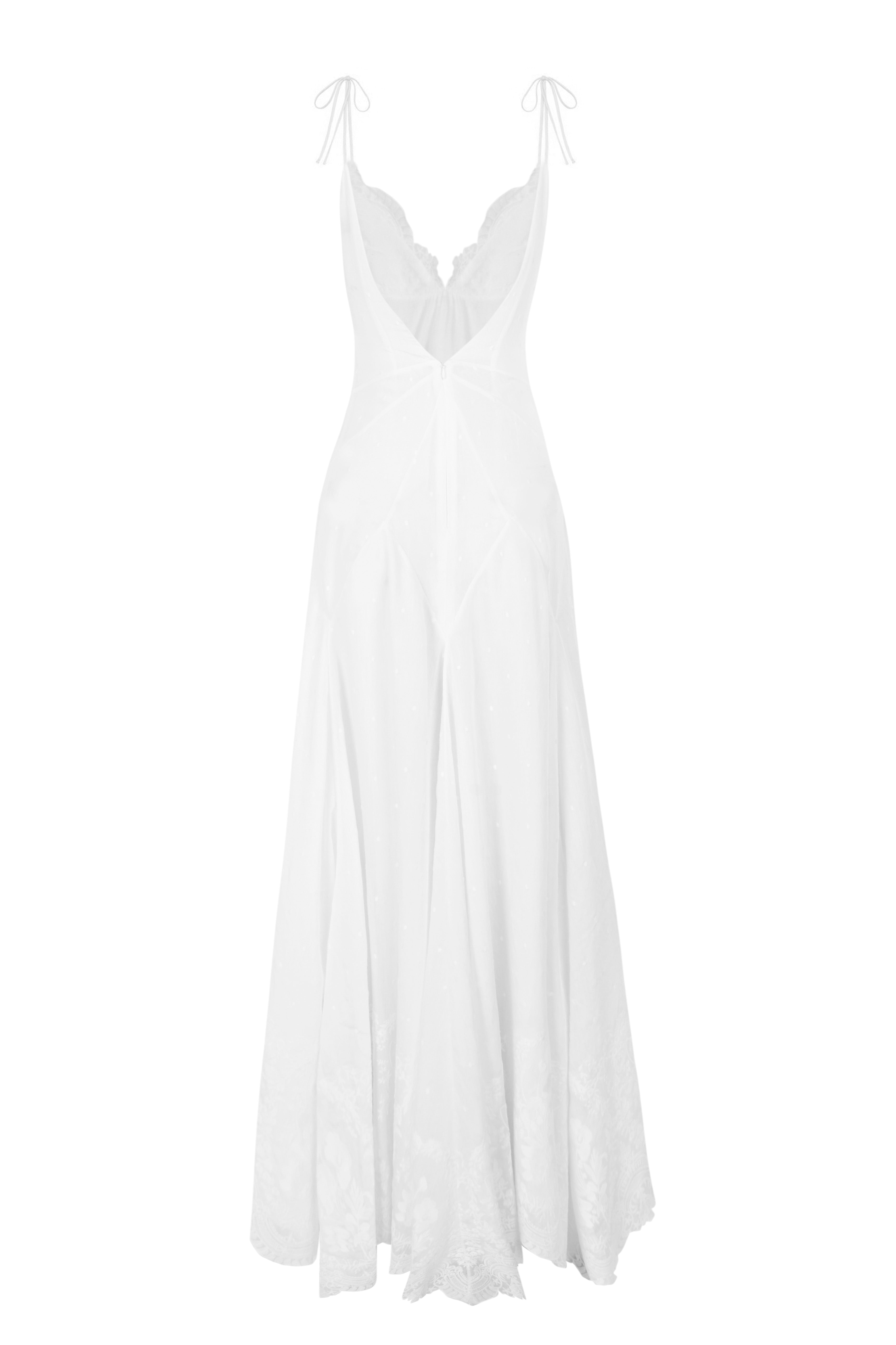 White Lace Long Dress