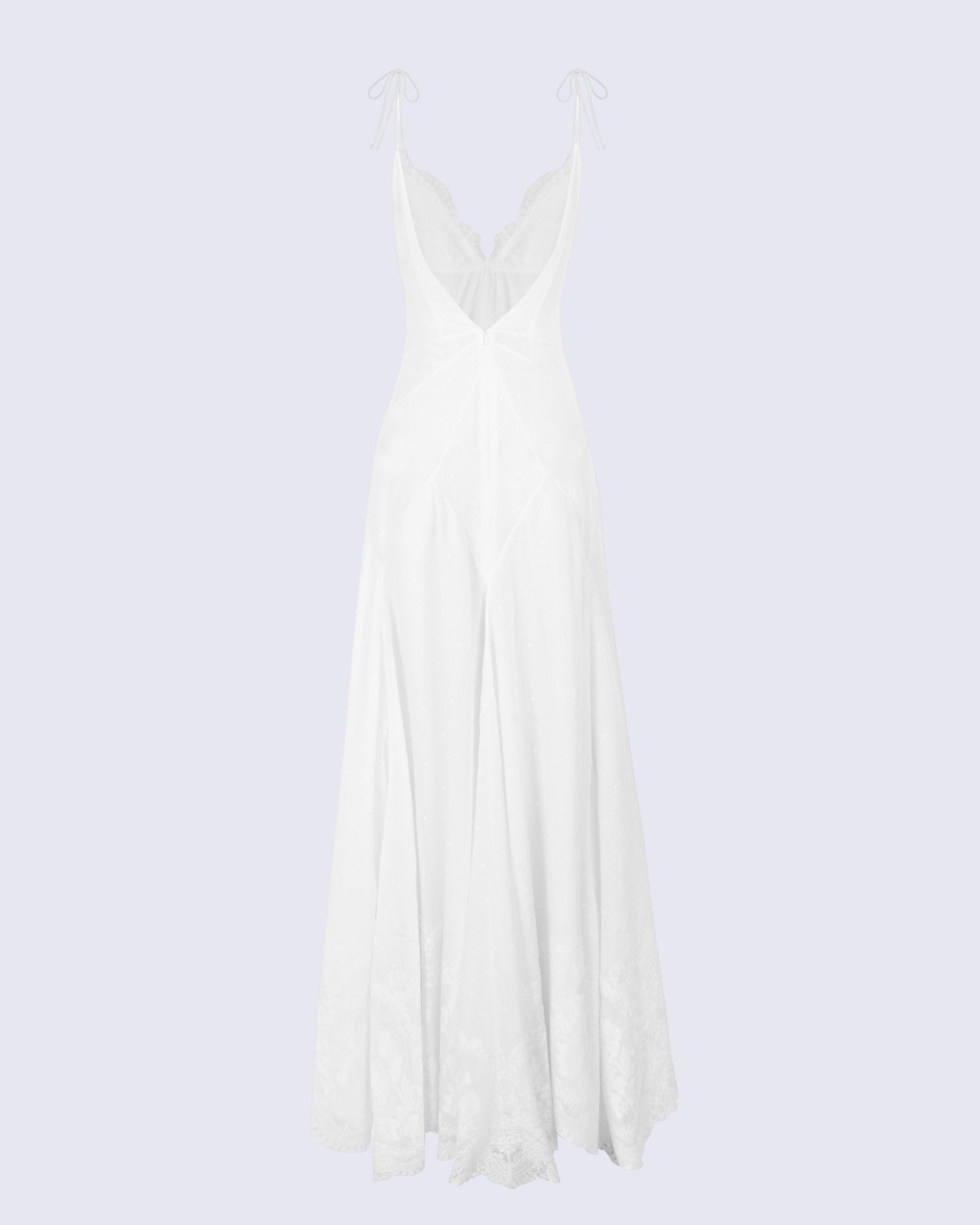 White Lace Long Dress