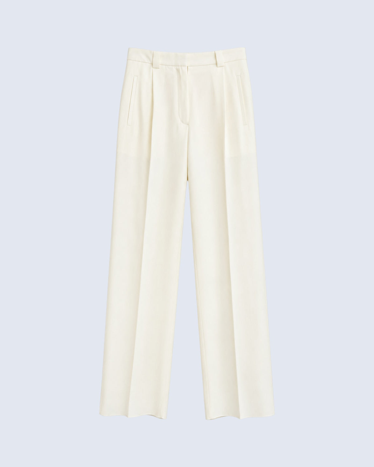 White Tailored Trousers