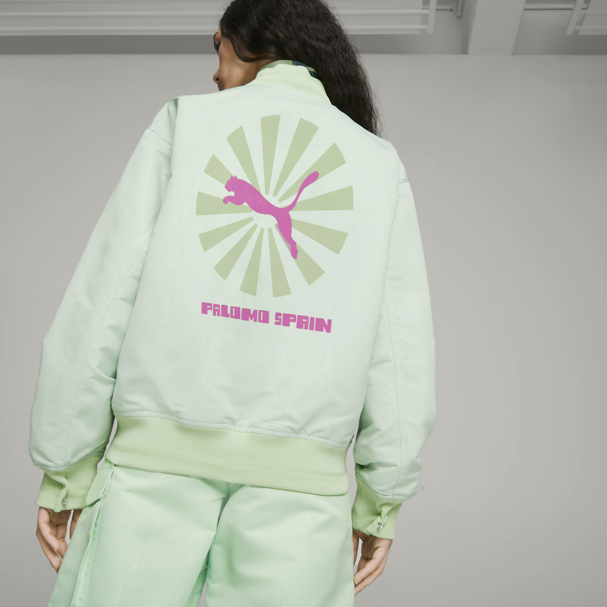 PUMA X PALOMO | Light Mint Lightweight Jacket