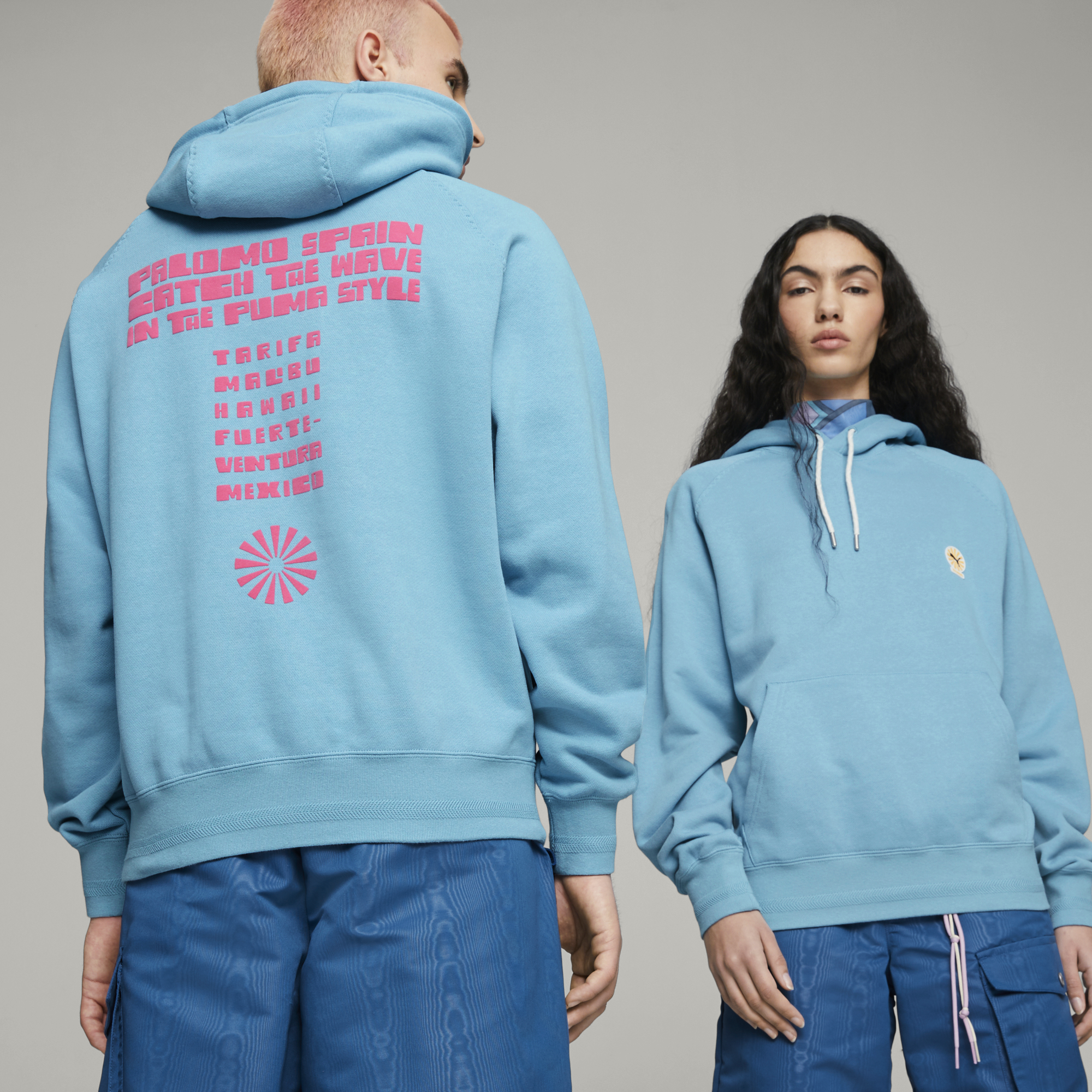 PUMA X PALOMO | Sudadera con capucha Dusty Aqua