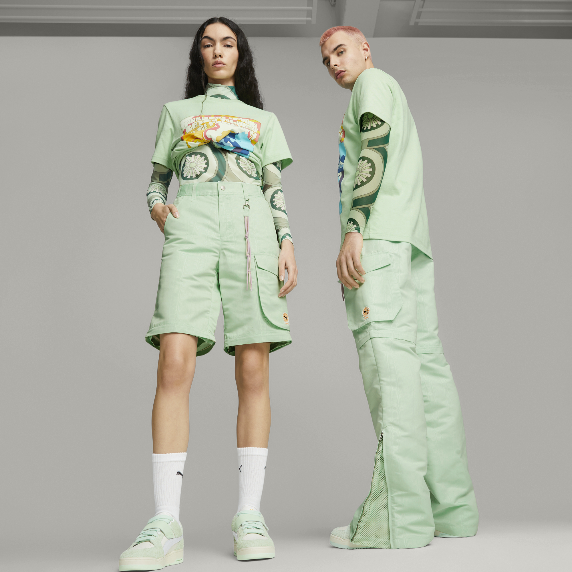 PUMA X PALOMO | Light Mint Lightweight Pants