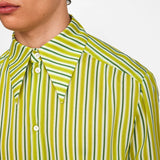 Fernando Faded Green Stripe Shirt