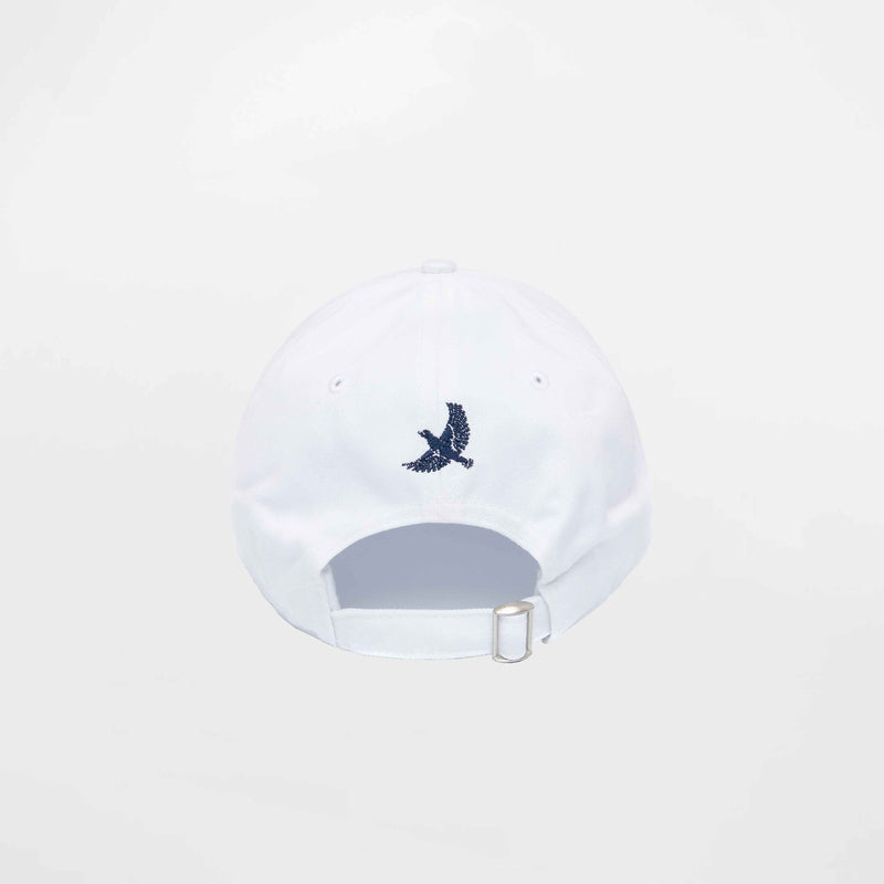 Gorra blanca con logotipo