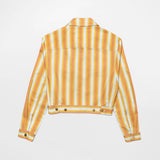Sailorette Faded Orange Striped Jacket