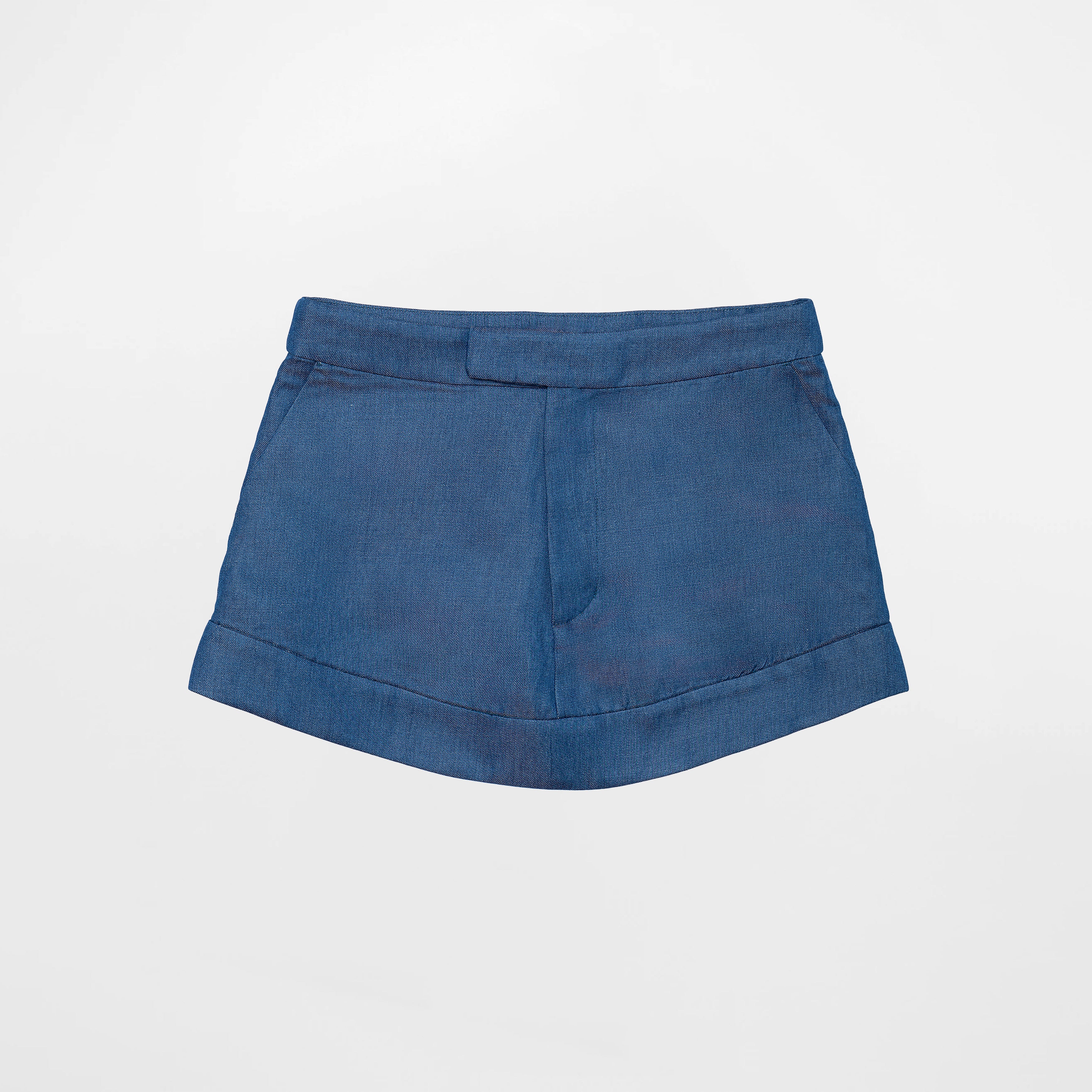 Linen Blue Skirt