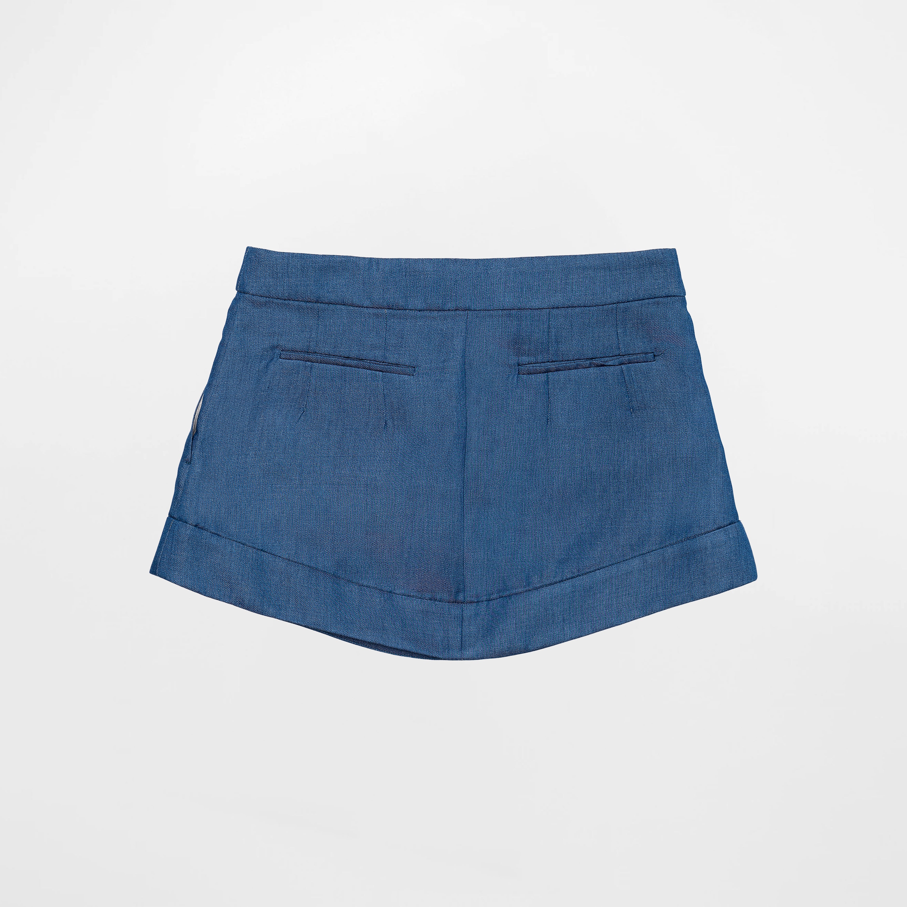 Linen Blue Skirt