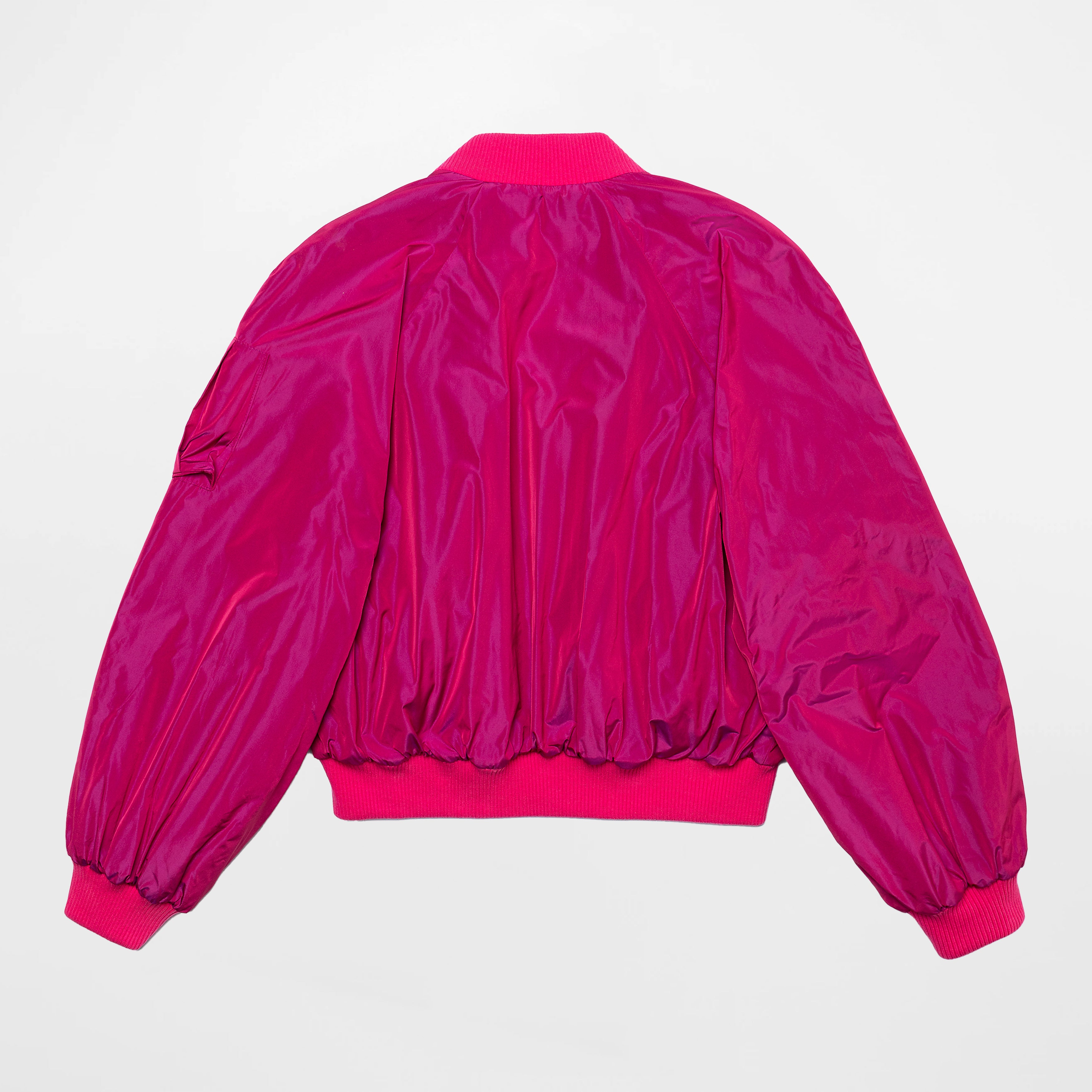 Fuchsia Bomber Jacket