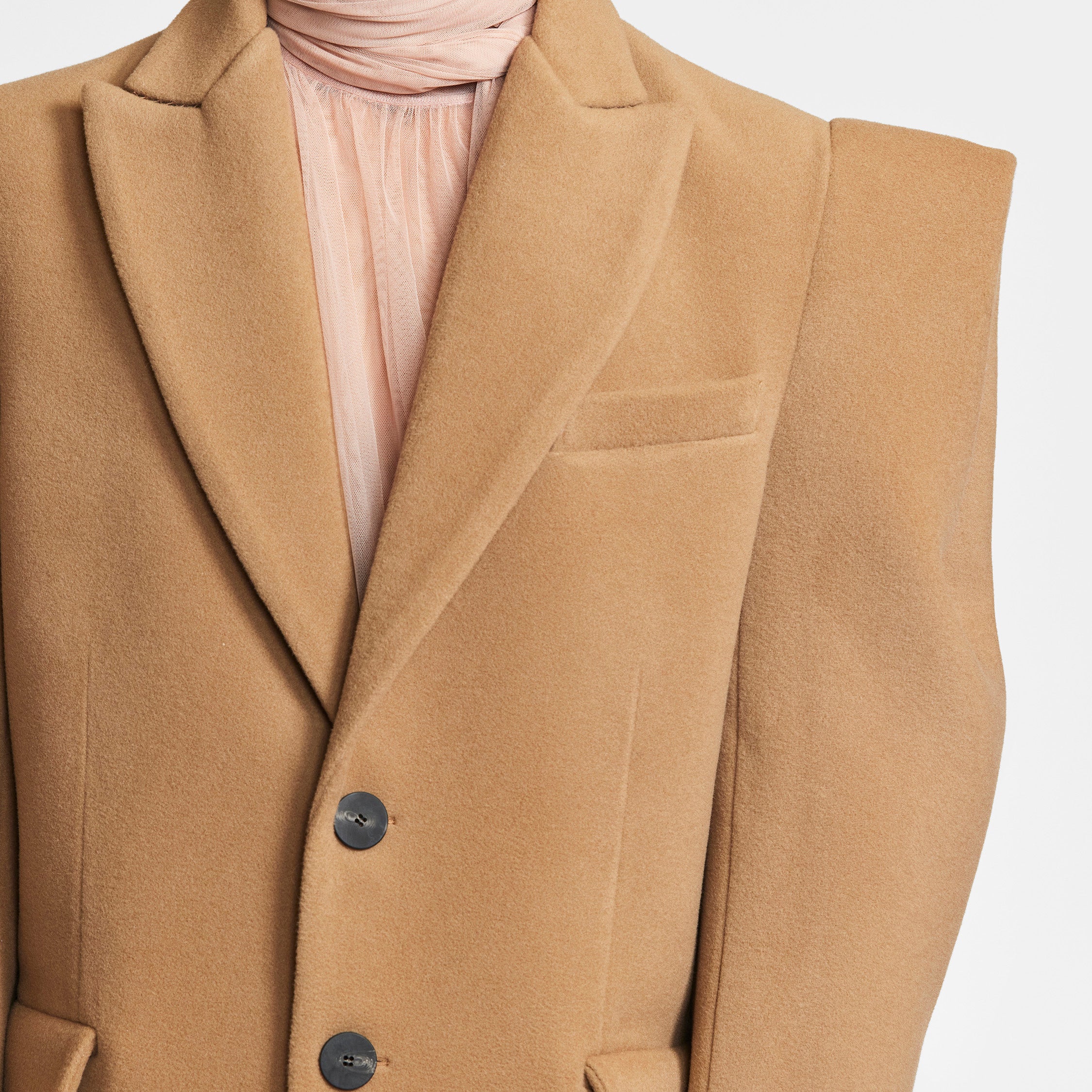 Camel Tiburon Tailored Coat