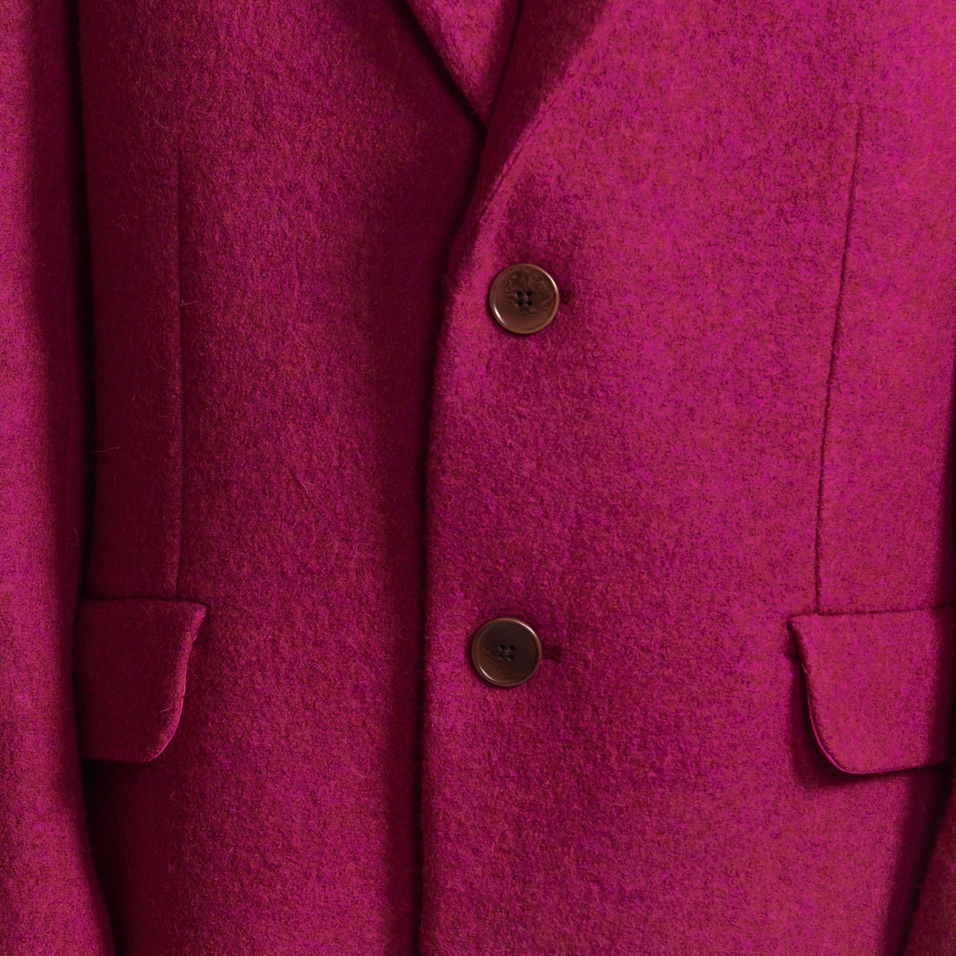 Fuchsia Jacob Tailored Coat