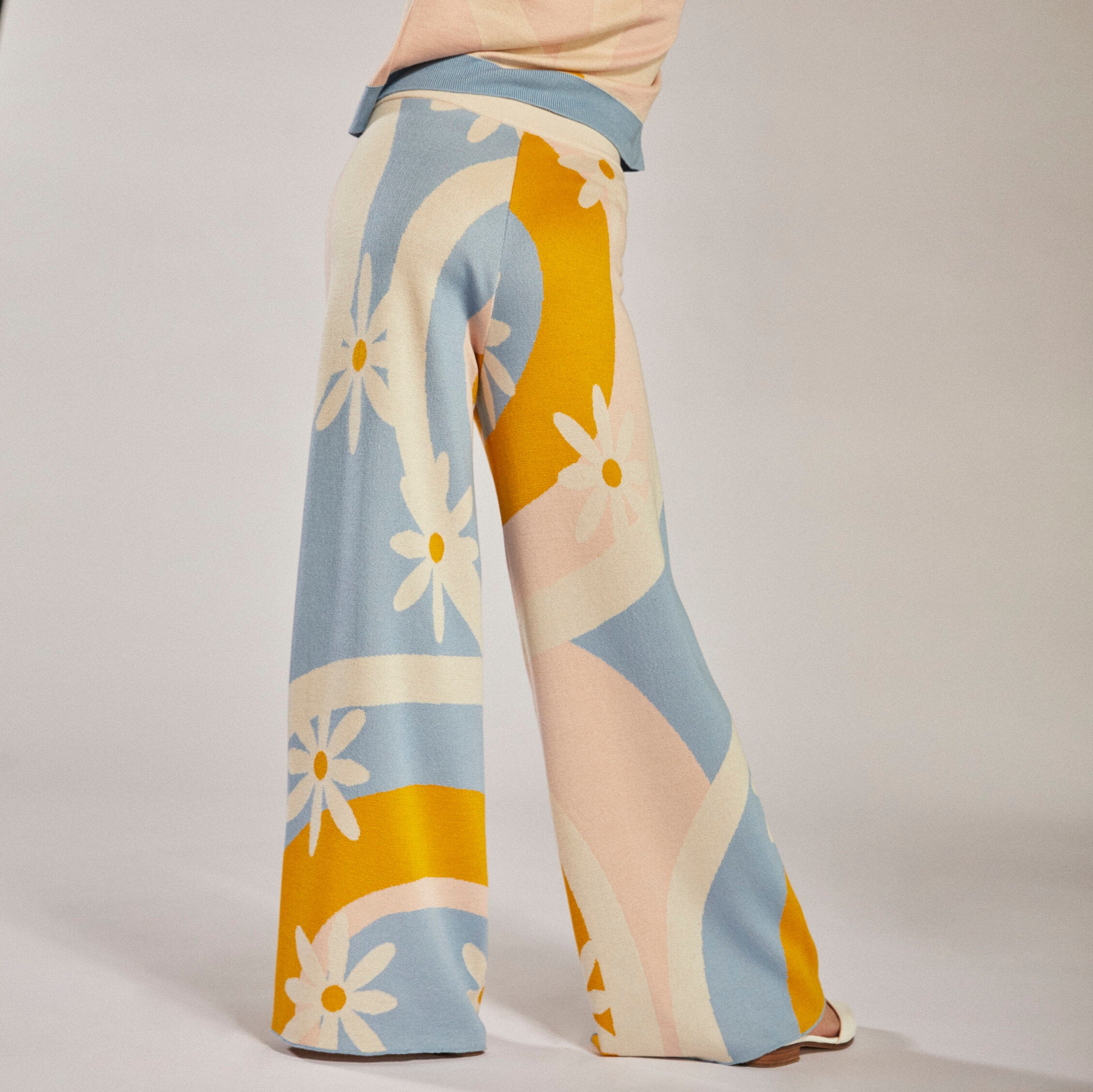 “Clea x Palomo” | Pink Daisy Trousers