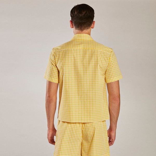 Summer Set Yellow Vichy Shirt
