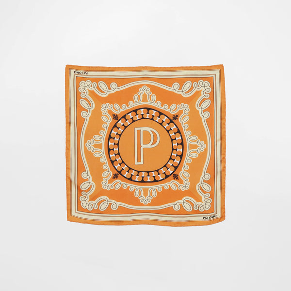 Palomo Orange Pocket Square