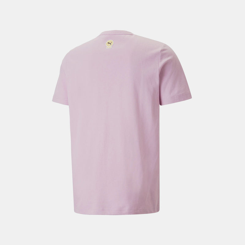 PUMA X PALOMO | Camiseta con gráfico de lavanda rosa