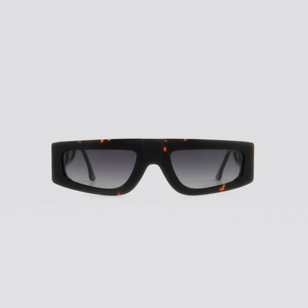 Black Alejandro rectangular acetate sunglasses